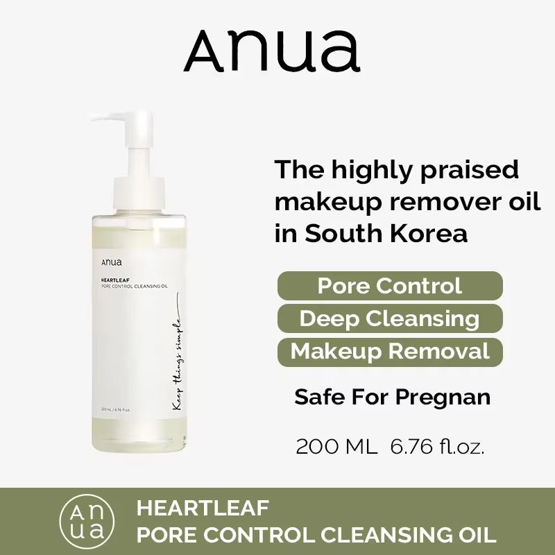 Anua Heartleaf 77% Soothing Toner Clear Pad Pore Control Cleansing Oil 77 Pore Deep Cleansing Foam Korea Skin Care Face Cleanser